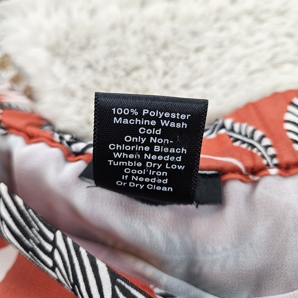 Ann Taylor Factory Floral Multicolor Off the Shoulder Blouse Top XL - Picture 5 of 6